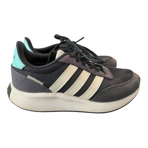 Adidas Run 70s Sneakers Kids‎ Size 2.5Y Legend Ink Navy White IG4905